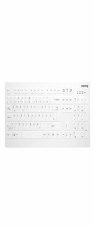 Clavier sans fil Cherry ACTIVE KEY MTA AK-C8112, disposition DE, blanc