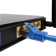 Cordon de brassage bleu S/FTP Cat.6A Extralink de 2 m