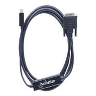 Câble Manhattan USB-C vers DVI-D 2 m 1080p