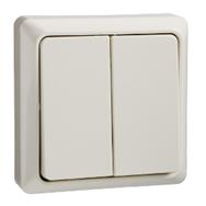 Schneider 506250 Boutons thermoplastique blanc
