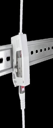 Adaptateur pour rail DIN LogiLink Cat6a, 2 prises RJ45