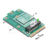 Delock 64339 - Adaptateur Mini PCIe > emplacement M.2 Key A