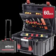 Wiha 45795 - Werkzeugsatz Werkzeugkoffer XL2 Trolley electric 60-teilig