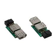 Adaptateur USB 2.0 InLine interne 2x USB-A