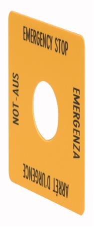 Eaton 216484 - Jaune - Sans vis - Eaton - IP66 - -25 - 70 °C - 50 mm