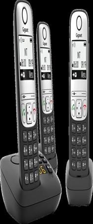 Gigaset A690A Téléphone DECT 100 entrées Noir
