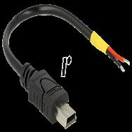 Delock USB 2.0 Micro-B mâle > 2 x fils ouverts