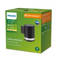 Philips Fyce Wall Light 1.5W - Outdoor wall lighting - Black - Plastic - IP44 - Facade - Garden - Patio - III