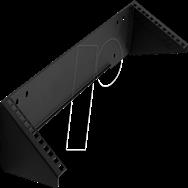 LogiLink WB0014 - 19'' Wandhalterung 4 HE schwarz