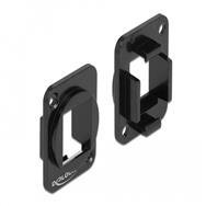 Delock Keystone Montage 1 Port pour métal de type D