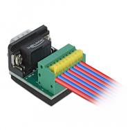 Adaptateur série Delock - DB-9 (M) vers bornier 9 broches
