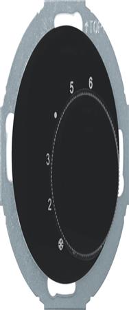 Berker 20262035 Thermostat d'ambiance R.Classic Noir