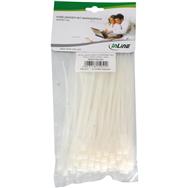 Attaches de marquage en ligne longueur 200 mm largeur 4,8 mm 100 pièces nature