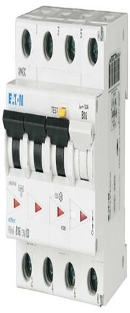 Disjoncteur différentiel Eaton 170999/Disjoncteur miniature 4 pôles 16 A 0,03415
