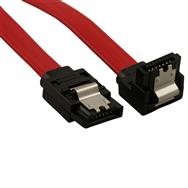 Origin Storage Serial ATA Cable 45cm Straight > Right Angle - 0.45 m - SATA III - SATA 7-pin - SATA 7-pin - Male/Male - Red