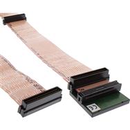 Câble ruban InLine SCSI U320 - 68 pôles - pour 2 appareils - avec terminateur