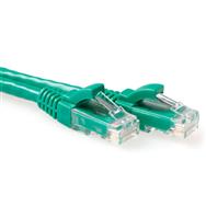 ACT Green 5 meter U/UTP CAT6A patch cable snagless with RJ45 connectors - 5 m - RJ-45 - RJ-45 - Green