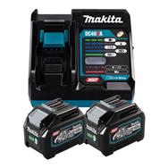 Makita XGT DC40RA - Chargeur de batterie + batterie 2 x