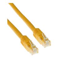 ACT Yellow 1 meter U/UTP CAT6 patch cable with RJ45 connectors - 1 m - Cat6 - Yellow