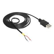 Câble USB Delock - USB (M) vers fil nu