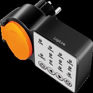 LogiLink ET0015 - Zeitschaltuhr Outdoor Timer LED IP44 3600 W schwarz