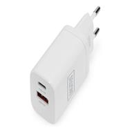 DIGITUS USB Charger 1x USB-A / 1x USB-C, 30W