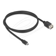 Câble USB 2.0 Delock EASY Type Micro-B mâle vers Type-A femelle - Câble - Numérique