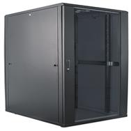 Baie réseau Intellinet 19" - Autonome - 22U - 600 x 600 mm (largeur x profondeur) - Noire - À monter soi-même - Charge maximale : 1 500 kg - Serrure multipoints - Une serrure par panneau latéral - Profondeur utile : 123 à 373 mm - Indice de protection IP20 - Rack - Acier - Rack autoportant - 22U - 1 500 kg - Serrure à clé