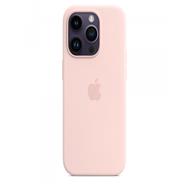Apple iPhone 14 Pro Silicone Case with MagSafe - Chalk Pink - Cover - Apple - iPhone 14 Pro - 15.5 cm (6.1") - Pink