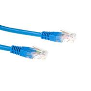 ACT Blue 3 meter LSZH U/UTP CAT6 patch cable with RJ45 connectors - 3 m - Cat6 - U/UTP (UTP) - RJ-45 - RJ-45 - Blue