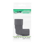 Adaptateur secteur InLine IEC C14/C13 coudé à gauche/droite