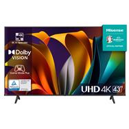 Hisense 43A6N Téléviseur intelligent LED 4K 43 pouces Wi-Fi Noir