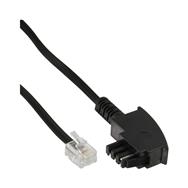 Câble InLine TAE-F Allemand pour TAE-F Allemand / RJ11 6P4C M/M - 10 m