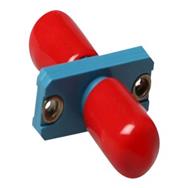 ACT Fiber optic ST-ST simplex adapter ST/ST - ST/ST - Red - Single-mode - Zirconia ceramic - 1 pc(s)