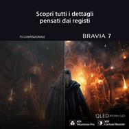 Sony BRAVIA 7 QLED (XR l Mini LED) 85 pouces 4K HDR Google Smart TV (2024) | Menu de jeu pour PlayStation 5, IMAX Enhanced, Dolby Vision Atmos, Chromecast, AirPlay, 120 Hz 85XR70, 2,16 m (85"), 3840 x 2160 pixels, LCD, Smart TV, Wi-Fi, Noir