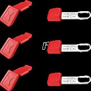 Clip pour outil connecté TCR ColorClip rouge KNIPEX 00 63 06