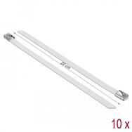 Serre-câbles Delock - 20 cm - blanc (lot de 10)