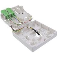 Boîtier d'extension FTTH InLine pré-assemblé 4x LC/APC 9/125µm 40m