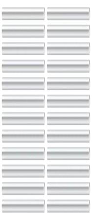 Bâtons de colle Einhell Ø 7 x 150 mm Transparent - 24 pièces