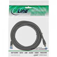 Câble patch en ligne S/FTP PiMF Cat.6A sans halogène 500 MHz noir 2 m