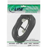 Câble modulaire InLine RJ11 mâle / mâle 6P4C 10 m