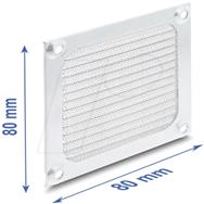 Delock Fan Grille 80 x Aluminum - Fan