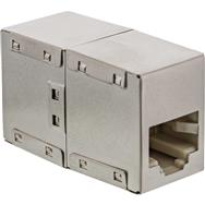 Adaptateur InLine Cat.5e entièrement blindé en métal 2x RJ45 femelle vers femelle direct