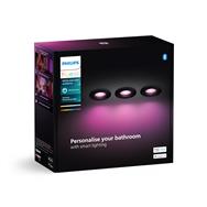 Philips White & Color Ambiance Xamento Einbauspots 3er-Pack Schwarz