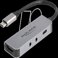 Station d'accueil Delock - USB-C / Thunderbolt 3 / Thunderbolt 4