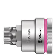 Wera 05003837001, Douille, 1/2", 1 tête(s), T55, Acier au chrome-vanadium, Chrome