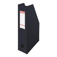 Esselte Leitz Stehsammler Standard A4 Pappe schwarz B 100 mm mit PVC-Folie umschweisst