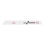 Bosch S 1122 HF - Sabre saw blade - Aluminum - Pipe - Profile - Sheet metal - Wood with nails - Bimetal - 2.5 mm - 17.5 cm - 22.5 cm