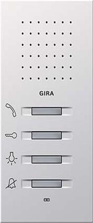 Station d'appartement GIRA 1250112 AP surface blanc pur