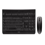 Cherry DW 3000 - Pleine taille (100 %) - Sans fil - Sans fil RF - AZERTY - Noir - Souris incluse